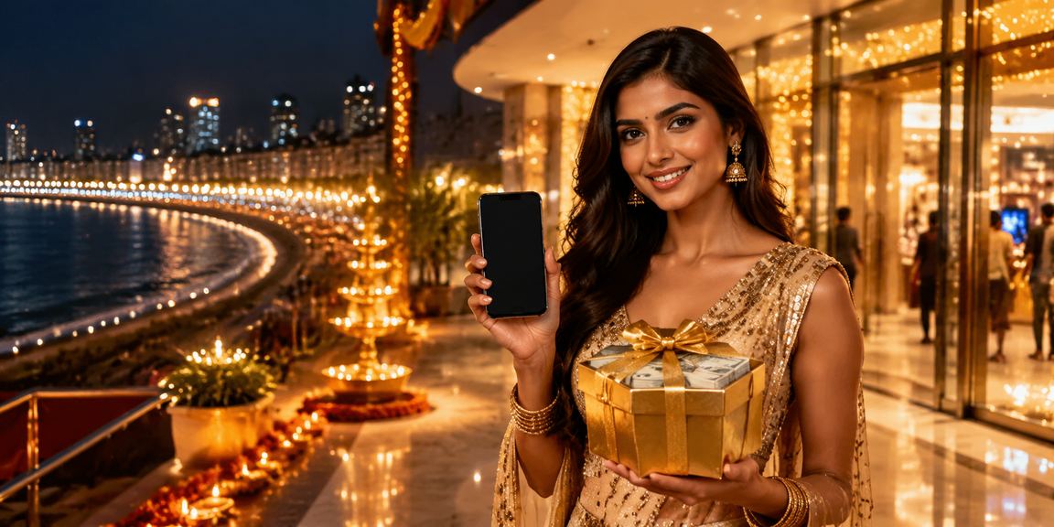 Mobile payment during Diwali in Mumbai for Andar Bahar play